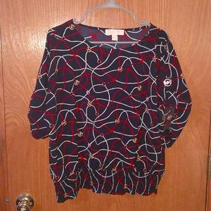 Michael Kors Sailor Top XL
